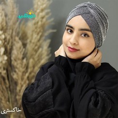 تصویر توربان لمه خاکستری کد 3537 