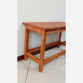 تصویر نیمکت چوبی 