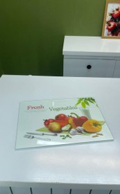 تصویر تخته برش شیشه ای 