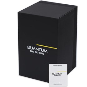 تصویر ساعت مچی مردانه QUANTUM با تاریخ و زمان دوگانه، صفحه مشکی - مدل ADG1021.050 برند quantum QUANTUM Men's Date&Dual Time Black Dial Watch - ADG1021.050