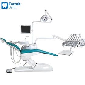 تصویر یونیت دندانپزشکی وصال گستر 5400 شلنگ از بالا - اقساط dental-chair-unit-vesalgostar-teb-5400