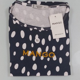 تصویر تیشرت نخی زنانه منگو طرح دار - ایکس لارج XL / ۱۵۵۰۰۰ T-shirt Mango