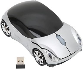 تصویر 2.4GHz Wireless Car Mouse, 3D Sports Car Computer Mouse with LED Headlights, Ergonomic Optical Mice for PC, Computer, Laptop, Tablet 