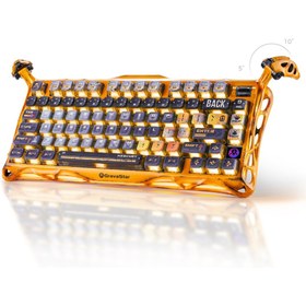 تصویر کیبورد گیمینگ گراواستار Mercury K1 Pro بی سیم 