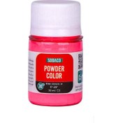 تصویر رنگ پودر30میل سوداکو صورتی فلورسنت کد07194- یک بسته 6 تایی 