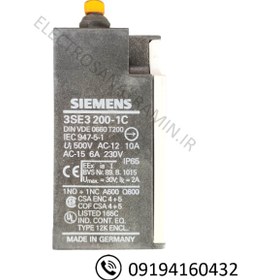 تصویر میکروسوئیچ SIEMENS 3SE3 200-1C SIEMENS 3SE3 200-1C