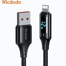 تصویر کابل آیفونی فست شارژ Mcdodo CA-106 PD 12W 3A 1.2m CA-106 Digital HD 12W Lightning 1.2m Data Cable