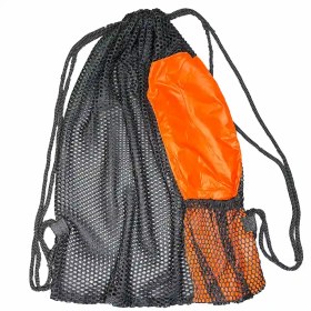 تصویر مش بگ شنا نارنجی آکوا اسپرت مدل Orange-zebra Orange-zebra large mesh bag