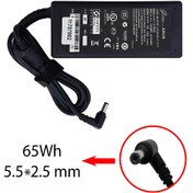 تصویر آداپتور لپ تاپ (Asus 65W) 19V/3.42A Gimo کد 1113 1113