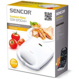 تصویر ساندویچ ساز چهارخونه سنکور مدل Sencor SSM8700WH 