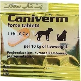 تصویر قرص ضدانگل سگ و گربه کنیورم مدل bioveta فروش 10 عددی و تکی (Caniverm-antiparasitic-tablets-bioveta-model-10-pieces-and-single-caniverm)