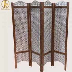 تصویر پاراوان و پارتیشن چوبی سنتی سایز 180&80 