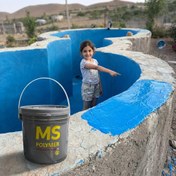 تصویر عایق رطوبتی نانو MSپُلیمر الاستیک رنگ آبی 