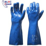 تصویر دستکش ضد حلال پوشا (بلند-آبی) ا Anti-acid-gloves-pusha-high Anti-acid-gloves-pusha-high