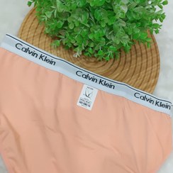 تصویر شورت زنانه اسلیپ نخ پنبه‌ای با کش پهن کلوین کلاین - سورمه ای / L Calvin Klein Women’s Wide Band Cotton Brief