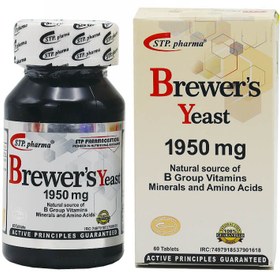 تصویر قرص مخمر آبجو اس تی پی فارما 60 عدد STP Pharma Brewers Yeast 60 Tablets