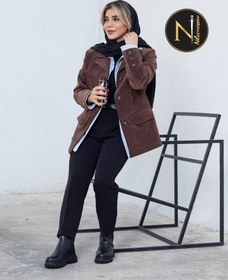 تصویر کت جیر قهوه ای 