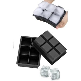 تصویر قالب یخ مربع کیچن بیوتی Kb7945 مشکی 