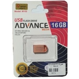 تصویر فلش مموری ادونس مدیا M102ظرفیت16 گیگابایت ا Advance Media M102 16GB USB2.0 Flash Advance Media M102 16GB USB2.0 Flash