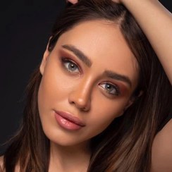 تصویر لنز طبی رنگی سالانه رینبو سری آیس - سول بلو تن 3 rainbow contact lens