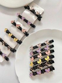 تصویر گیره مو کلیپسی طرح پروانه 