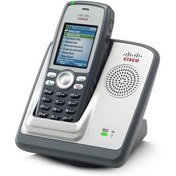 تصویر تلفن VoIP سیسکو مدل 7925G تحت شبکه ا Cisco Unified Wireless IP Phone 7925G Cisco Unified Wireless IP Phone 7925G