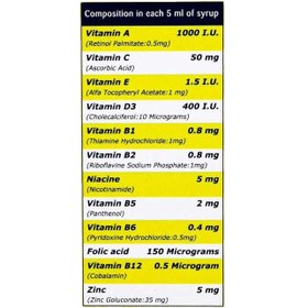 تصویر شربت مولتی سانستول پلاس زینک Multi Sanostol Plus Zinc