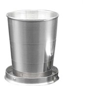 تصویر لیوان تاشو استیل Medium folding steel cup