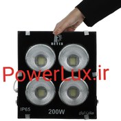 تصویر پروژکتور 200وات SMD(بدنه فلزی) سنیم-گارانتی12ماه - تک / مهتابی 