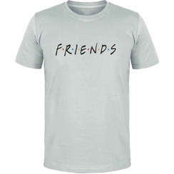 تصویر تی شرت آستین کوتاه مردانه مدل Friends کد M63 رنگ طوسی L-XL متفرقه