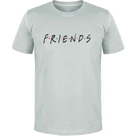 تصویر تی شرت آستین کوتاه مردانه مدل Friends کد M63 رنگ طوسی L-XL متفرقه