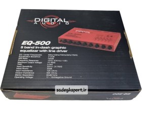 تصویر اکولایزر (پروسسور) دیجیتال اودیو مدل EQ-500 EQ-500 digital audio equalizer (processor)