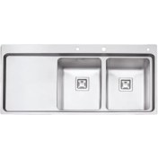 تصویر سینک پرنیان استیل Ps 1227 توکار Parnian Steel inset sink Ps-1227