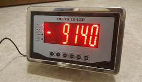 تصویر نمایشگر ترازو مدل Delta-10 صفحه نمایش LED 