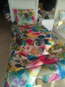 تصویر ست روتختی یک نفره طرح گل و پروانه برند ایپک 