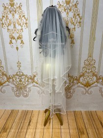 تصویر تور سر عروس کد ۱۰۷۰ 