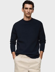 تصویر سویشرت بافتنی معمولی برند mango man Regular-Fit Knitted Sweater