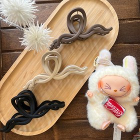 تصویر کلیپس شمعی - نخودی کلیپس شمعی مات