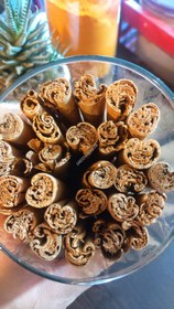 تصویر دارچین سیلان سریلانکا نازک (آلبا) 100 گرمی برگ سبز ا True cinnamon True cinnamon