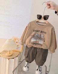 تصویر بلوز شلوار پسرانه وارداتی - سایز 