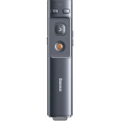 تصویر پرزنتر و پویینتر باسئوس بدون باتری مدل Baseus Orange Dot Wireless Presenter (Red Laser) 