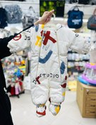 تصویر کاپشن سرهمی شمعی دو زیپ حروف 