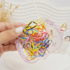 تصویر پک چهل گیس دخترانه رنگارنگ 