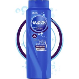 تصویر شامپو الیدور ELIDOR آبی ضد شوره حجم 400 میل کپی Elidor Shampoo Blue Anti-Dandruff Kepege Karsi 400 ml