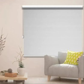 تصویر پرده شید پوششی رنگ سفید 