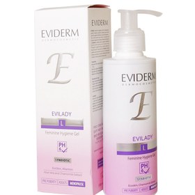 تصویر ژل بهداشتی بانوان پیش از بلوغ اوی لیدی اویدرم Evilady Feminine Hygiene Gel For Pre Puberty Eviderm