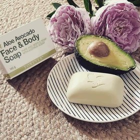 تصویر صابون صورت و بدن آووکادو فوراور | Aloe Avocado Face & Body Soap Aloe Avocado Face & Body Soap