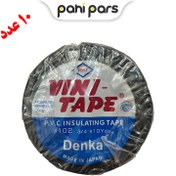 تصویر چسب برق ژاپنی 10 یاردی vini tape بسته 10 عددی 