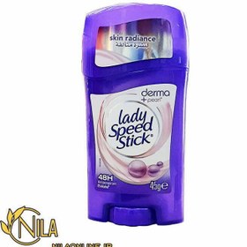 تصویر استیک ضد تعریق (دئودرانت) Lady Speed Stick مدل درمو+مروارید جرم 45 گرم 