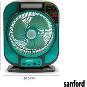تصویر پنکه رومیزی شارژی سانفورد مدل SF6652RTF 